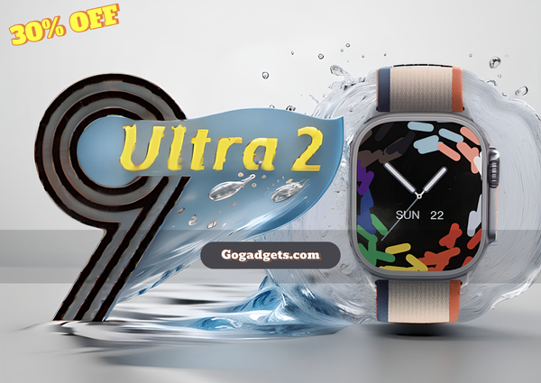 Smart Watch Ultra 2 Kw 11, 7+1 Seven plus 1 Watch,Black Colour